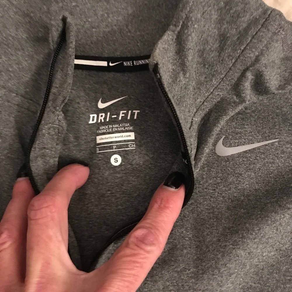 👟 NIKE DRI-FIT 3/4 Zip Long Sleeve